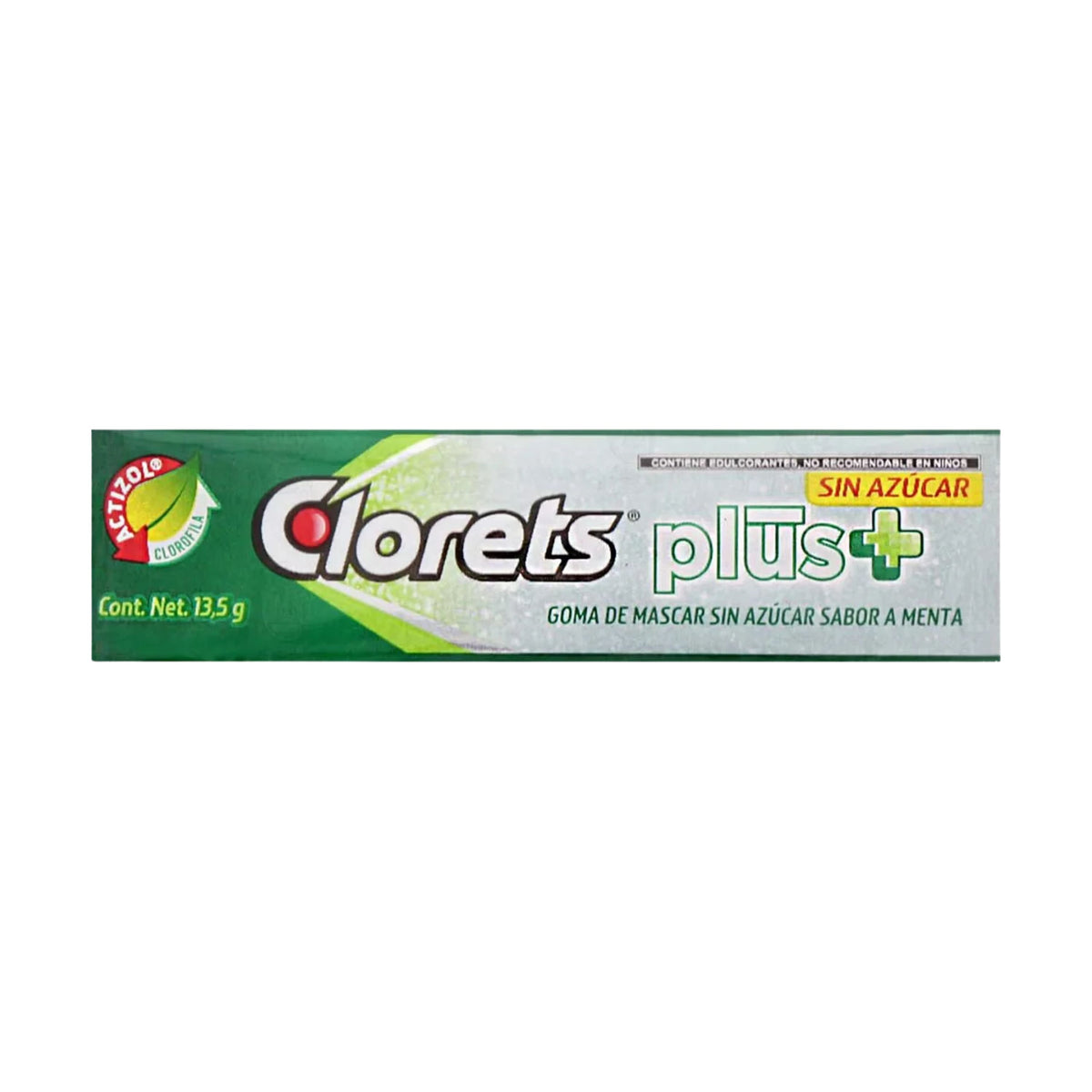 Chicle Clorets Plus 13.5 g
