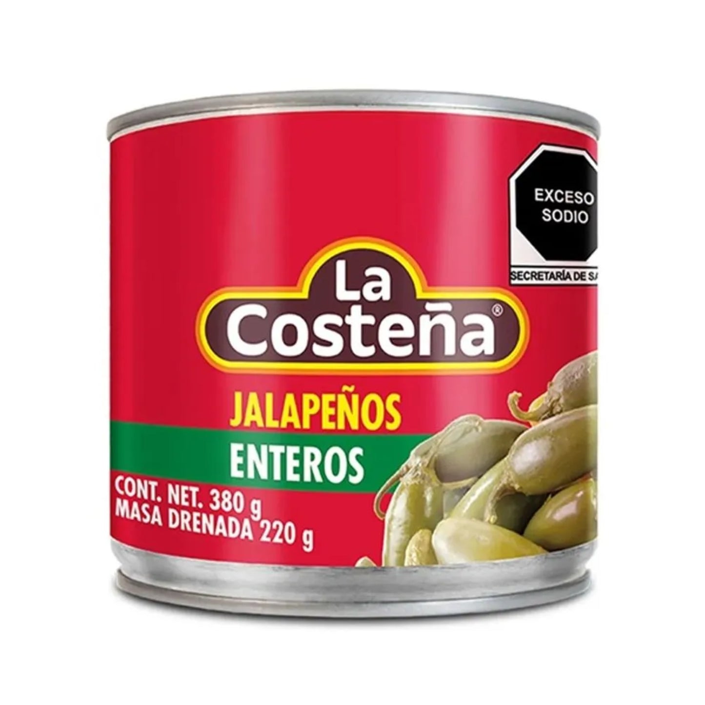 Chiles Jalapeños La Costeña Enteros 380 g