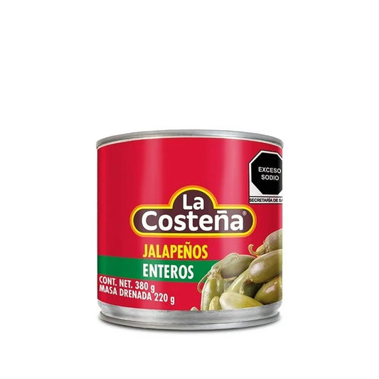 Chiles Jalapeños La Costeña Enteros 380 g
