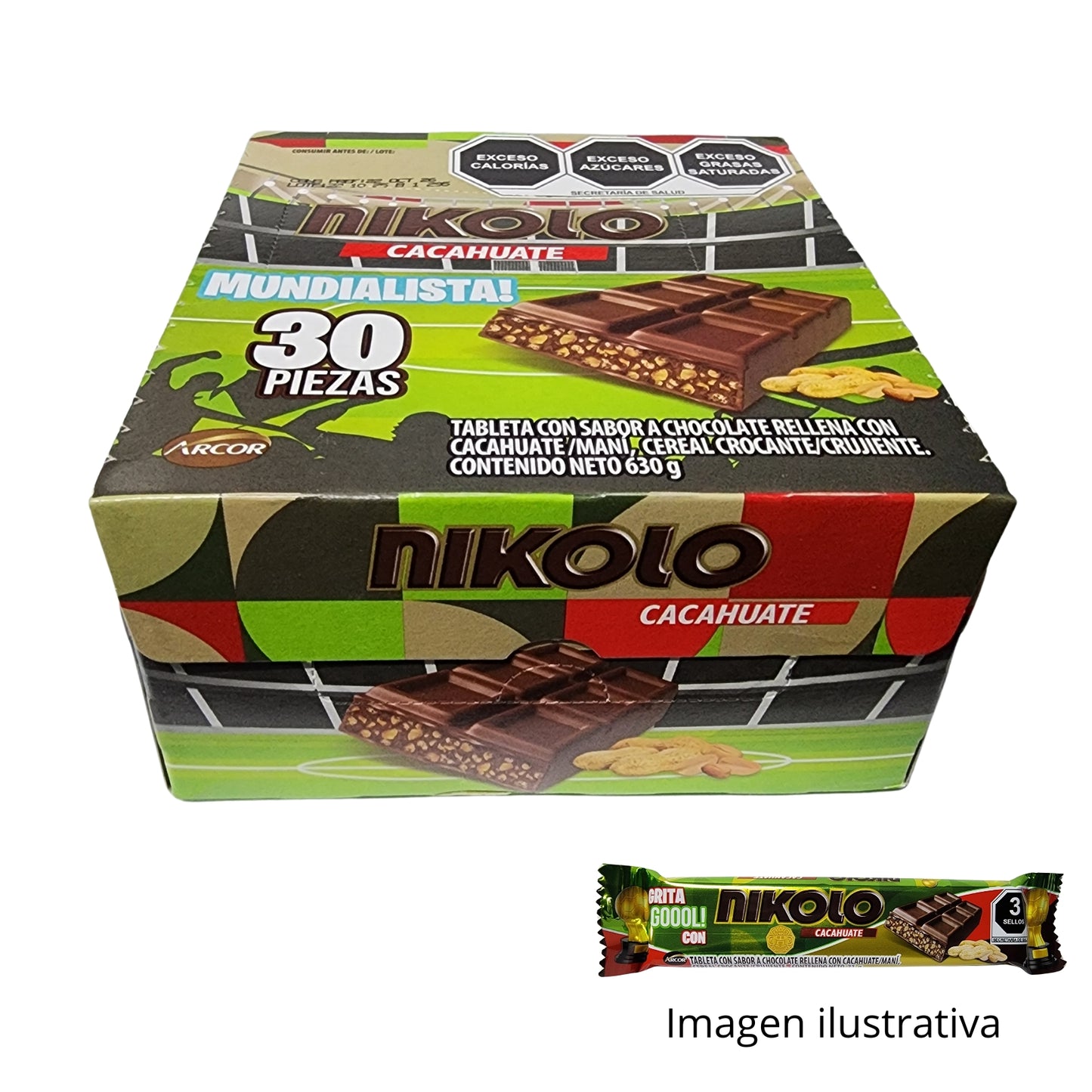 Chocolate Nikolo Mundialista 30-21g-630g