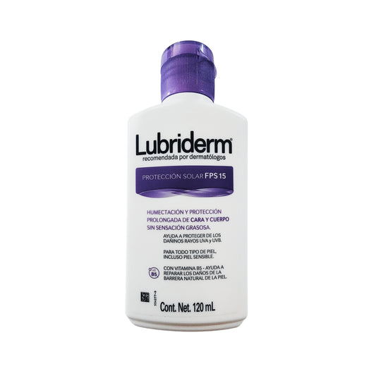 Crema Lubriderm Proteccion Solar FPS 15 120 ml