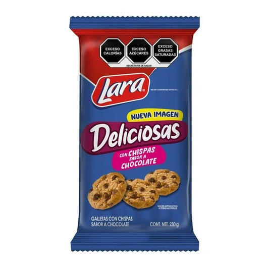 Deliciosas Con Chispas Sabor a Chocolate 230 g