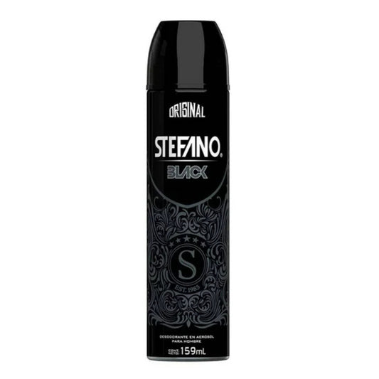 Desodorante en Aerosol Stefano Black Para Caballero 159 ml