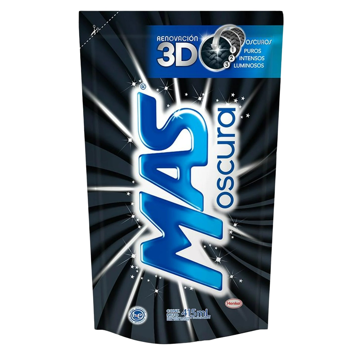 Detergente Liquido Mas Oscura 415 ml