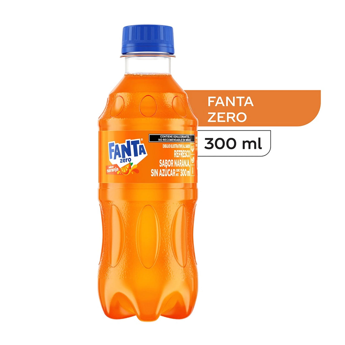 Fanta Naranja Sin Azucar 300 ml