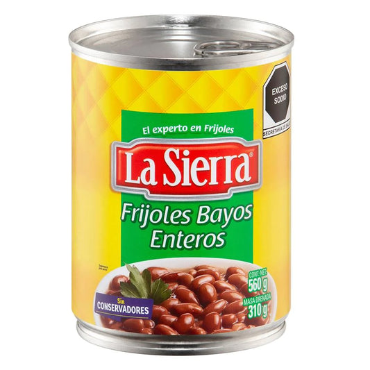 Frijol La Sierra Bayo Entero 560 g