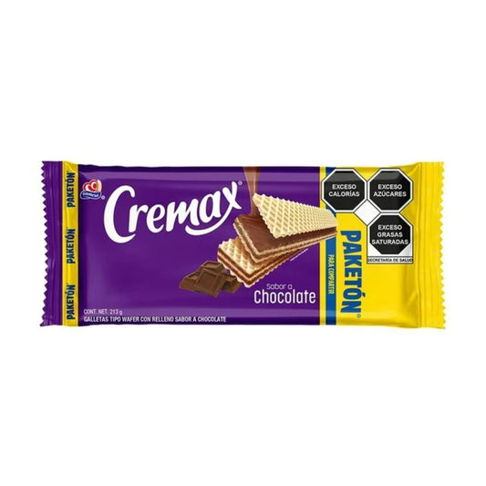 Galleta Cremax Paketon Sabor Chocolate 213 g