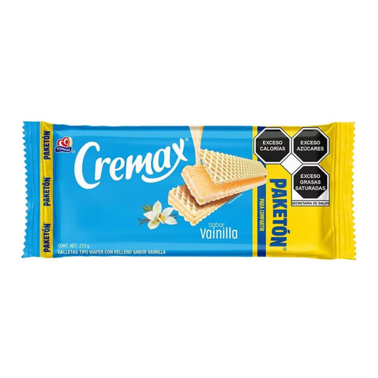 Galleta Cremax Paketon Sabor Vainilla 213 g