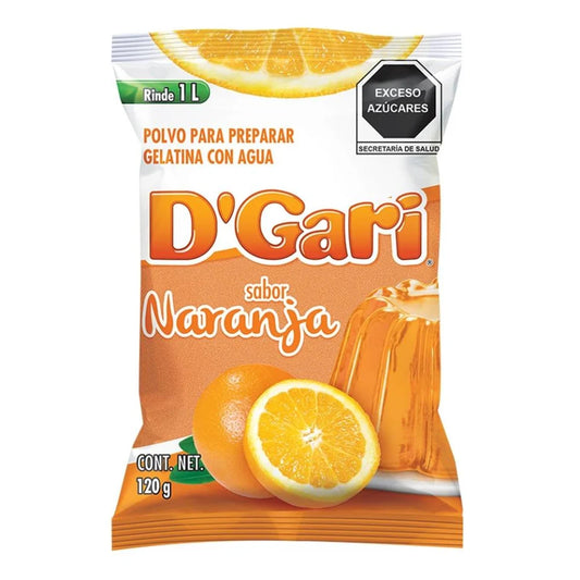 Gelatina de Agua D Gari Naranja 120 g