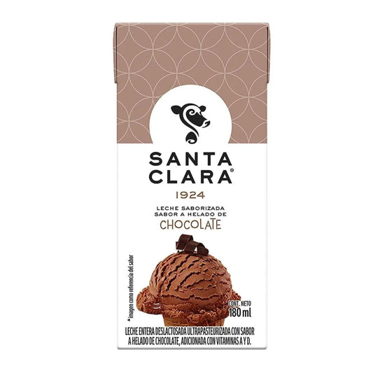 Leche Santa Clara Sabor Helado de Chocolate 180 ml