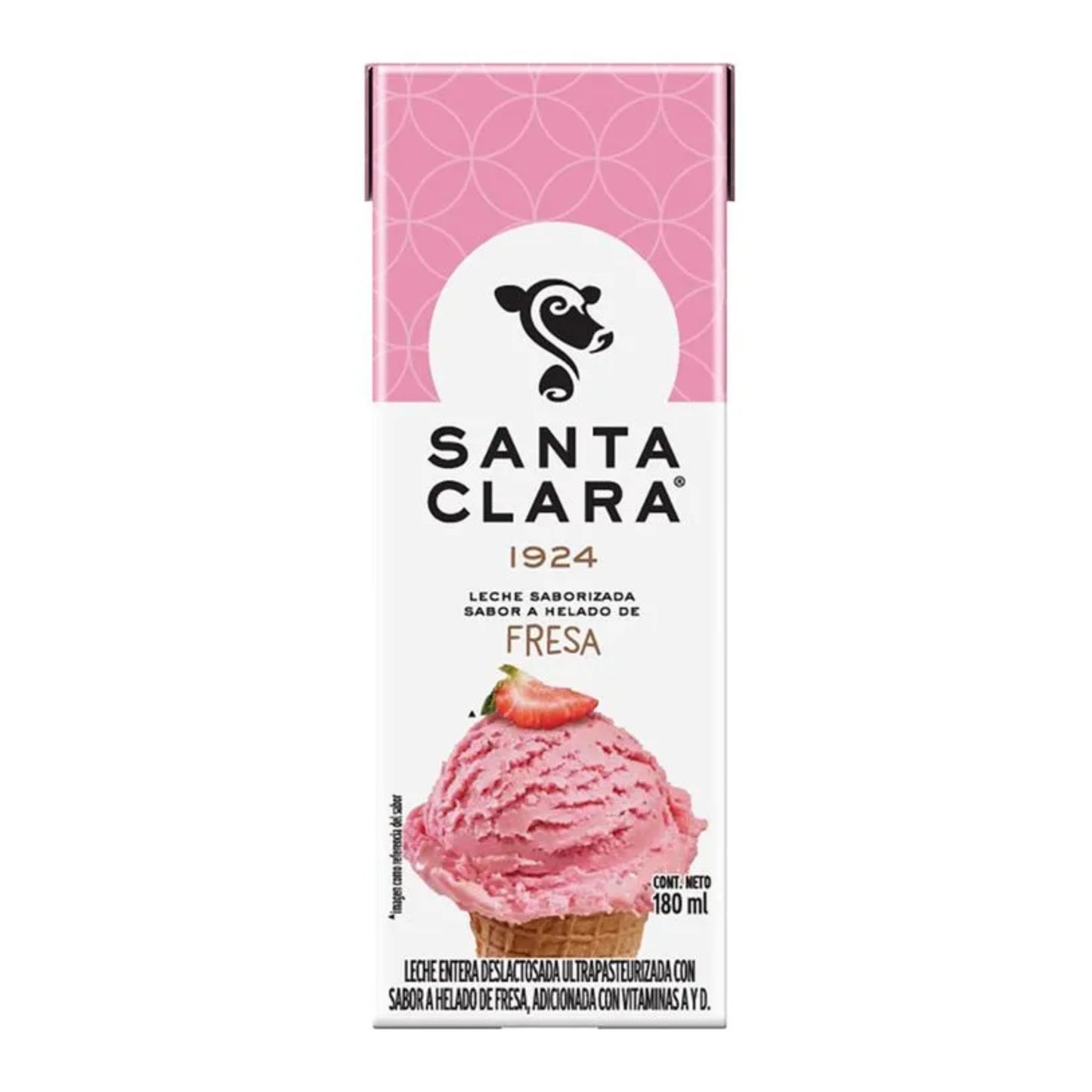 Leche Santa Clara Sabor Helado de Fresa 180 ml
