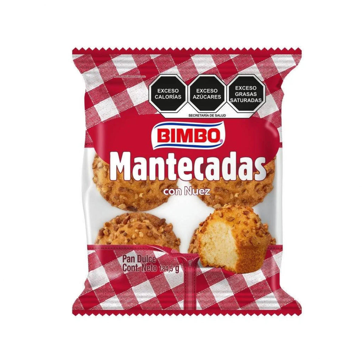 Mantecadas Bimbo Con Nuez 184.5 g