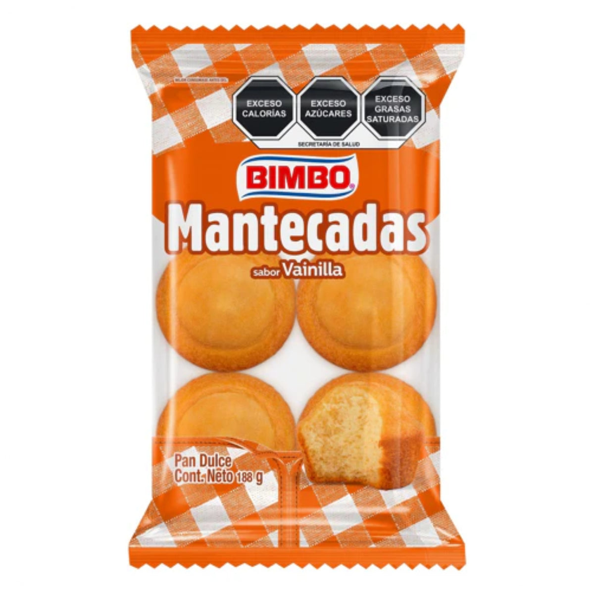 Mantecadas Bimbo Sabor Vainilla 188 g