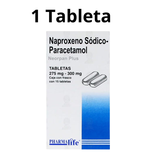 Naproxeno Sódico, Paracetamol 275 mg 300 mg Pharmalife