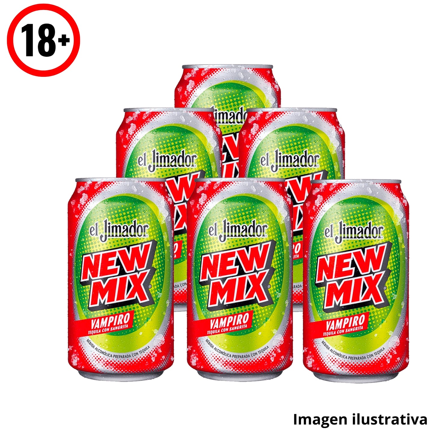 New Mix Jimador Vampiro Lata 6-350 ml Six