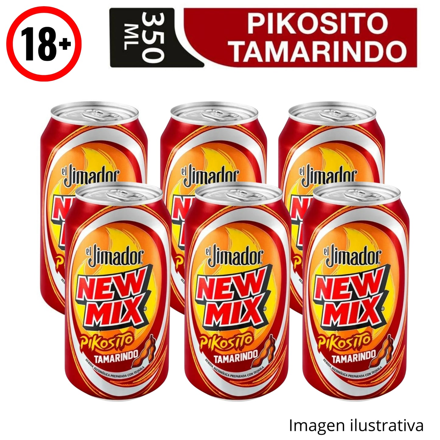 New Mix Picosito Tamarindo 6-350 ml Six