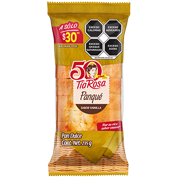 Panque Casero Sabor Vainilla Tia Rosa 235 g
