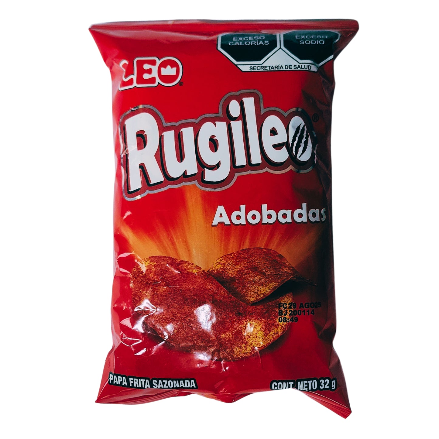 Papas Rugileo Adobada 32 g