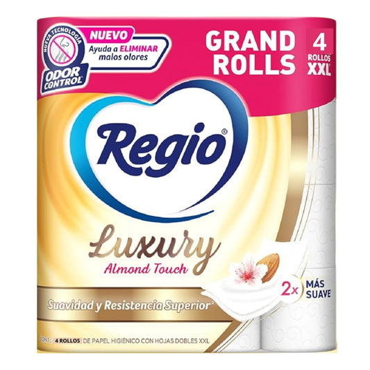 Papel Higienico Regio Almond Touch Luxury
