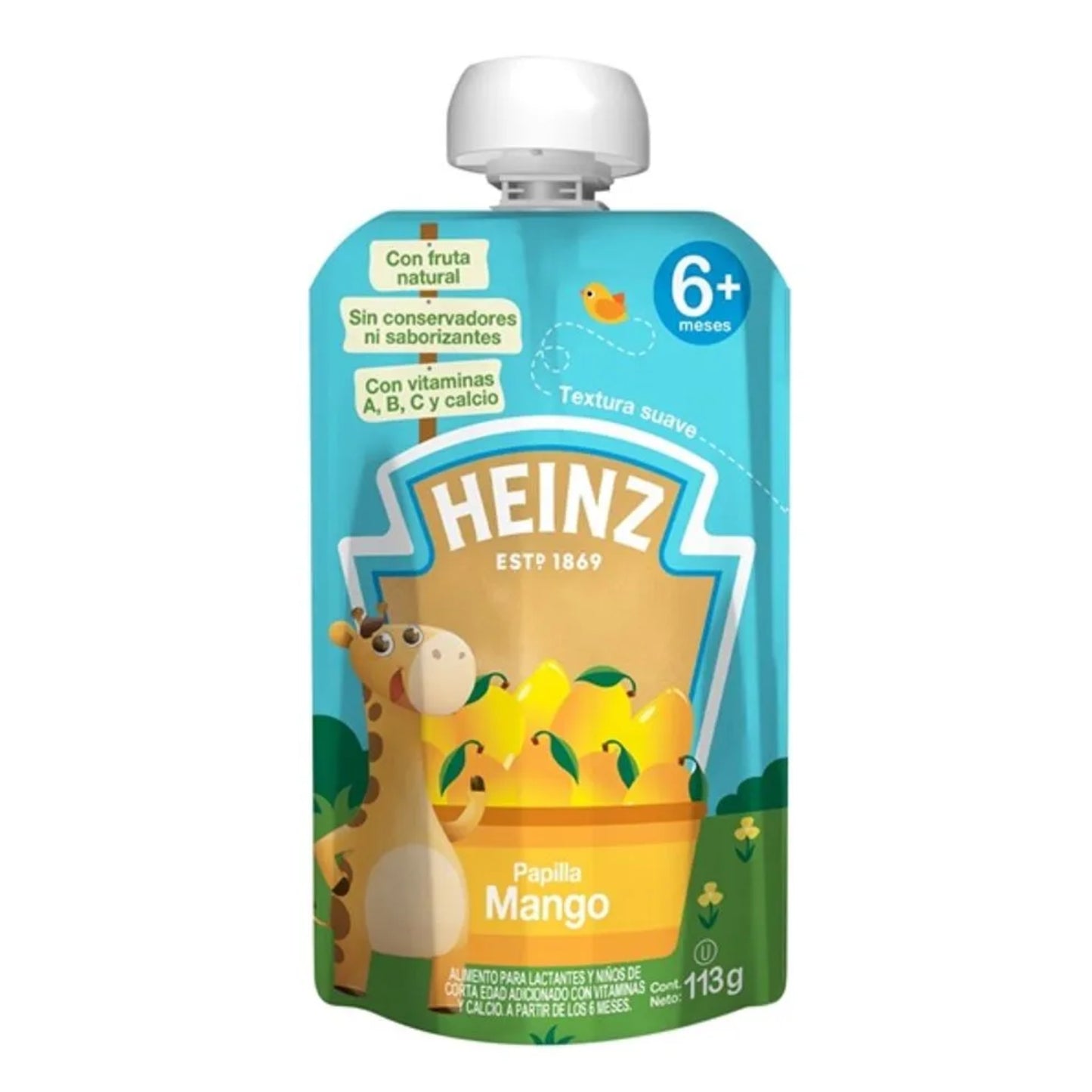 Papilla Heinz Pouch Sabor Mango 113 g