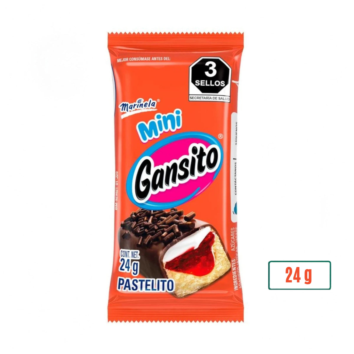 Pastelito Mini Gansito 24 g