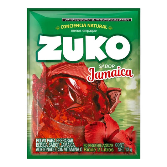 Polvo Para Preparar Bebida Sabor Jamaica Zuko 13 g