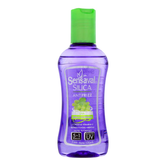 Silica Sensaval Antifrizz Brillo Extremo Uva, 120 ml
