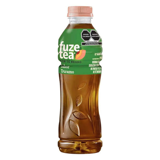 Te Negro Fuze Tea Sabor Durazno 600 ml