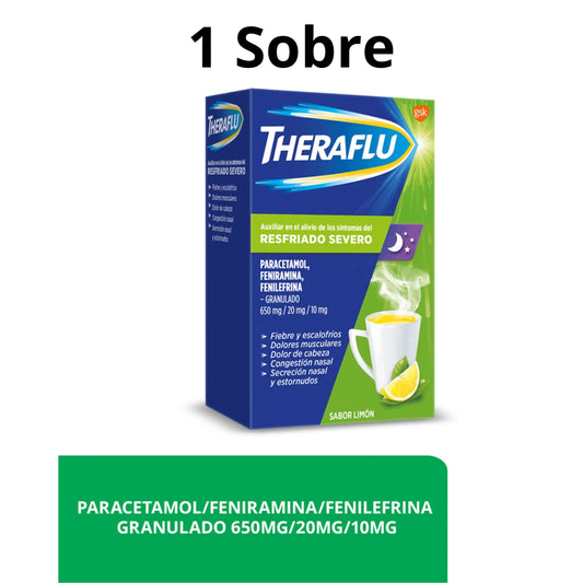 Theraflu  Te Antigripal resfriado Severo