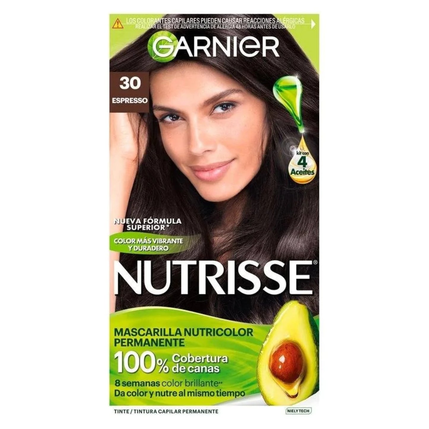 Tinte Para Cabello Garnier Nutrisse Espresso 30