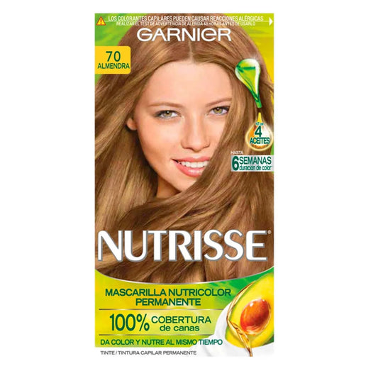 Tinte Para Cabello Garnier Nutrisse Almendra 70