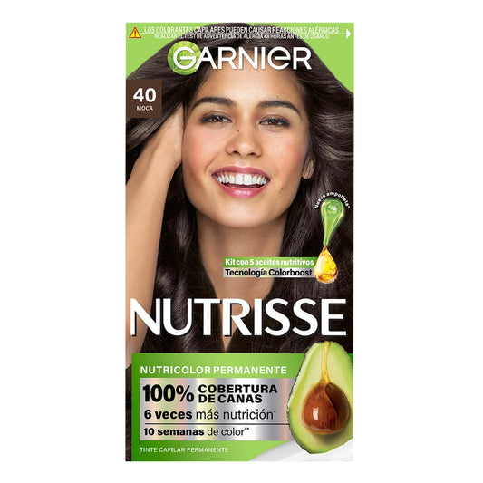 Tinte Para Cabello Garnier Nutrisse Moca 40