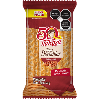 Tiras Doraditas Sabor Nuez Tia Rosa 127 g