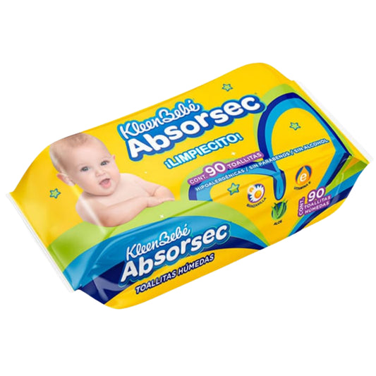 Toallitas Humedas Suavelastic Absorsec 90 Piezas