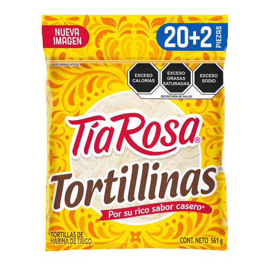 Tortillinas Tia Rosa 22 Piezas 561 g