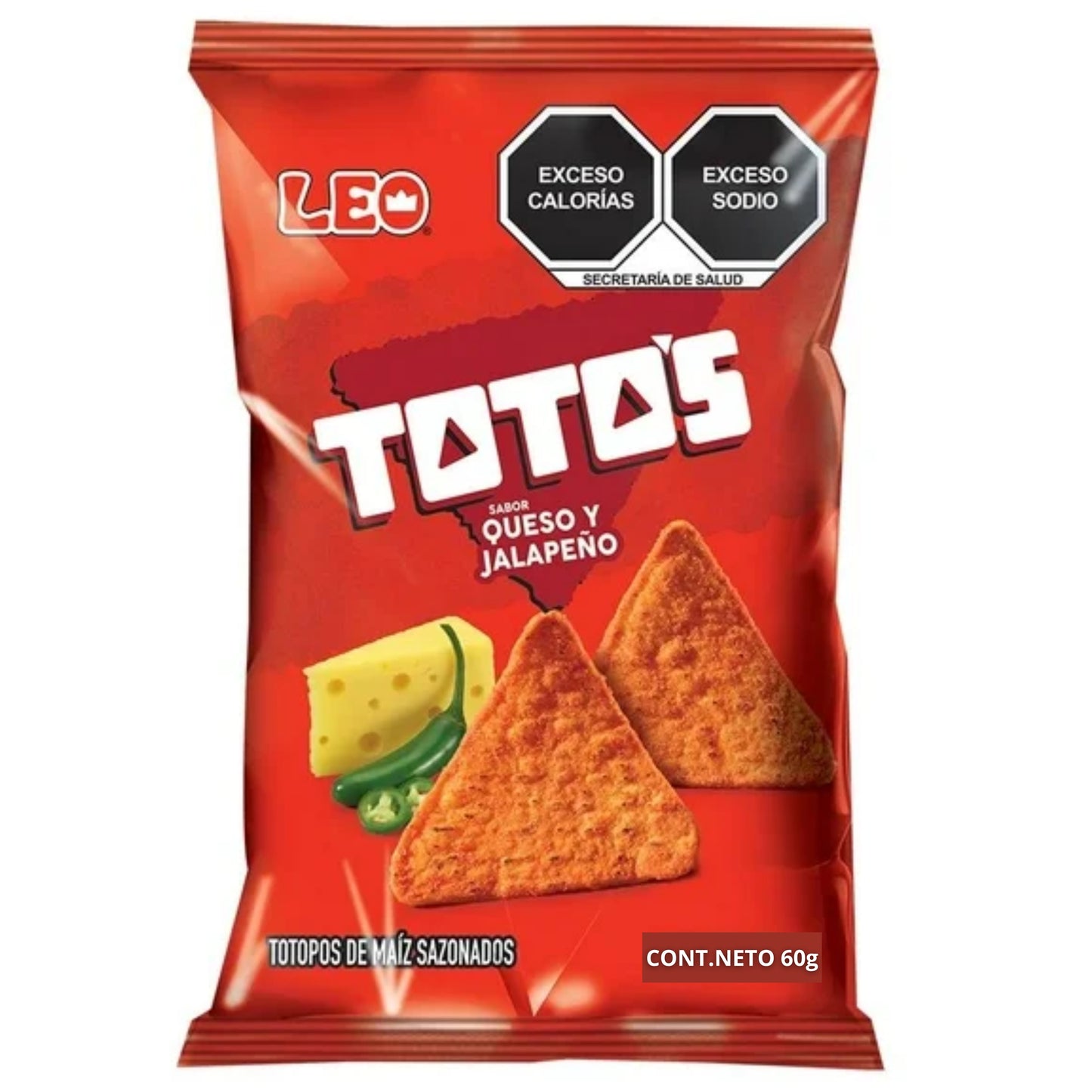 Totos Queso Jalapeño 60 g