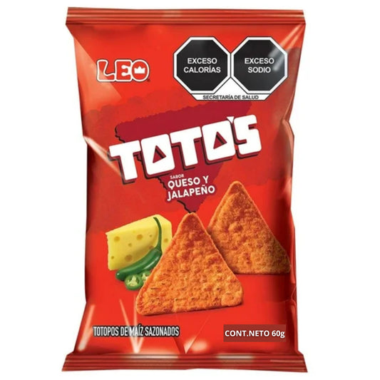 Totos Queso Jalapeño 60 g