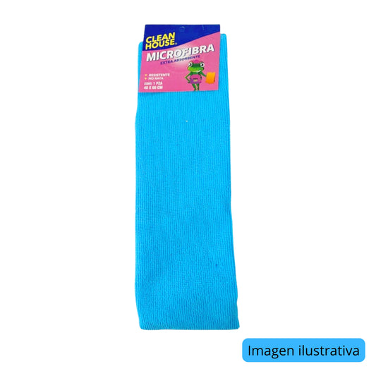 Trapo Multiusos Microfibra Liso Clean House 40 por 60 cm