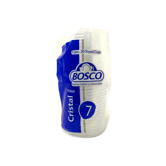 Vaso Cristal 7 Oz Bosco 20 piezas