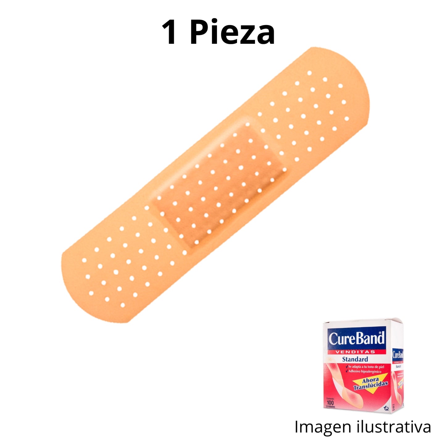 Venditas Adhesivas CureBand Pieza