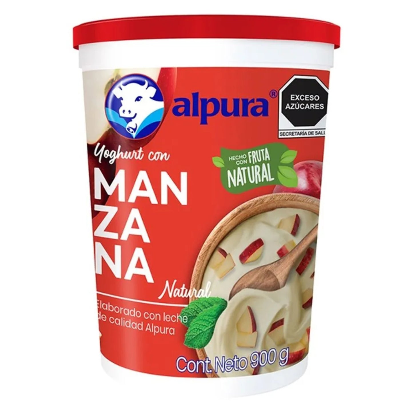 Yoghurt Alpura Batido con Manzana 900 g