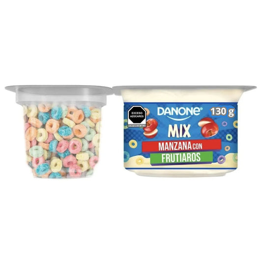 Yogurt Danone Sabor Manzana Con Frutiaros 130 g