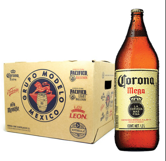 Cerveza Corona Extra Mega 1.2 Lt Carton