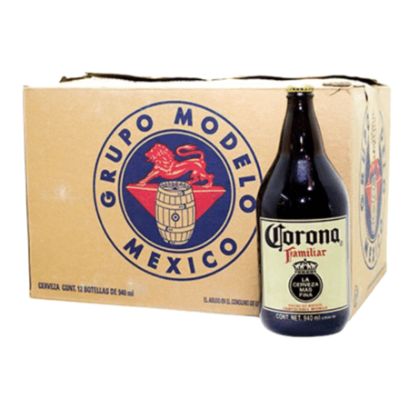 Cerveza Corona Familiar 940 ml carton