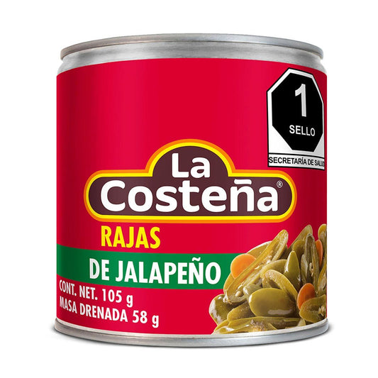 Chiles Jalapeños La Costeña en Rajas 105 g