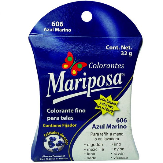 Colorante Mariposa Azul Marino 32 gr