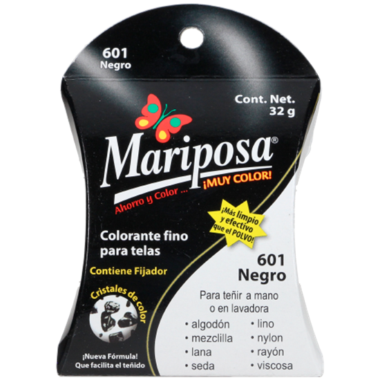Colorante Mariposa Negro 32 gr