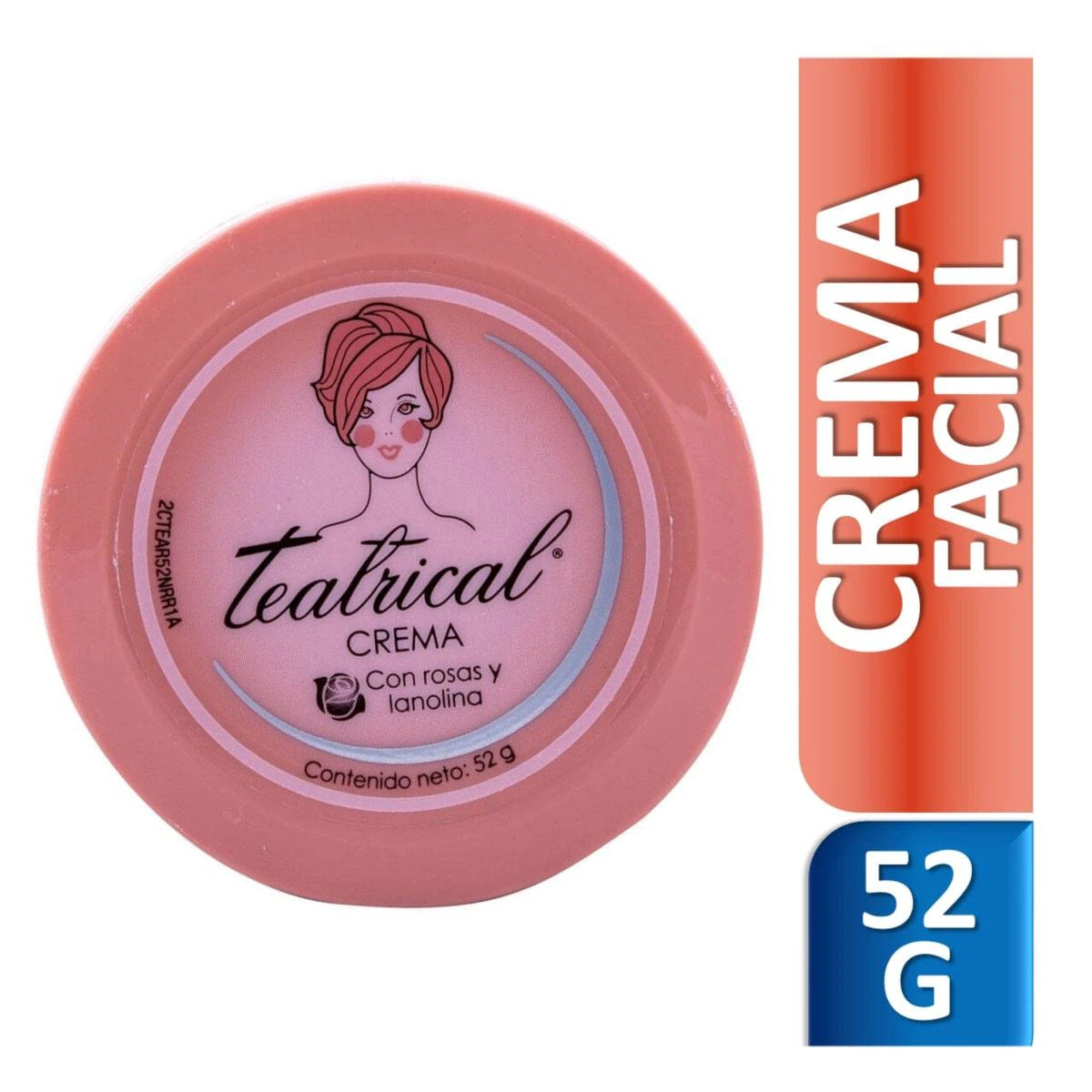 Crema Teatrical Con Lanolina Y Rosas 52 g