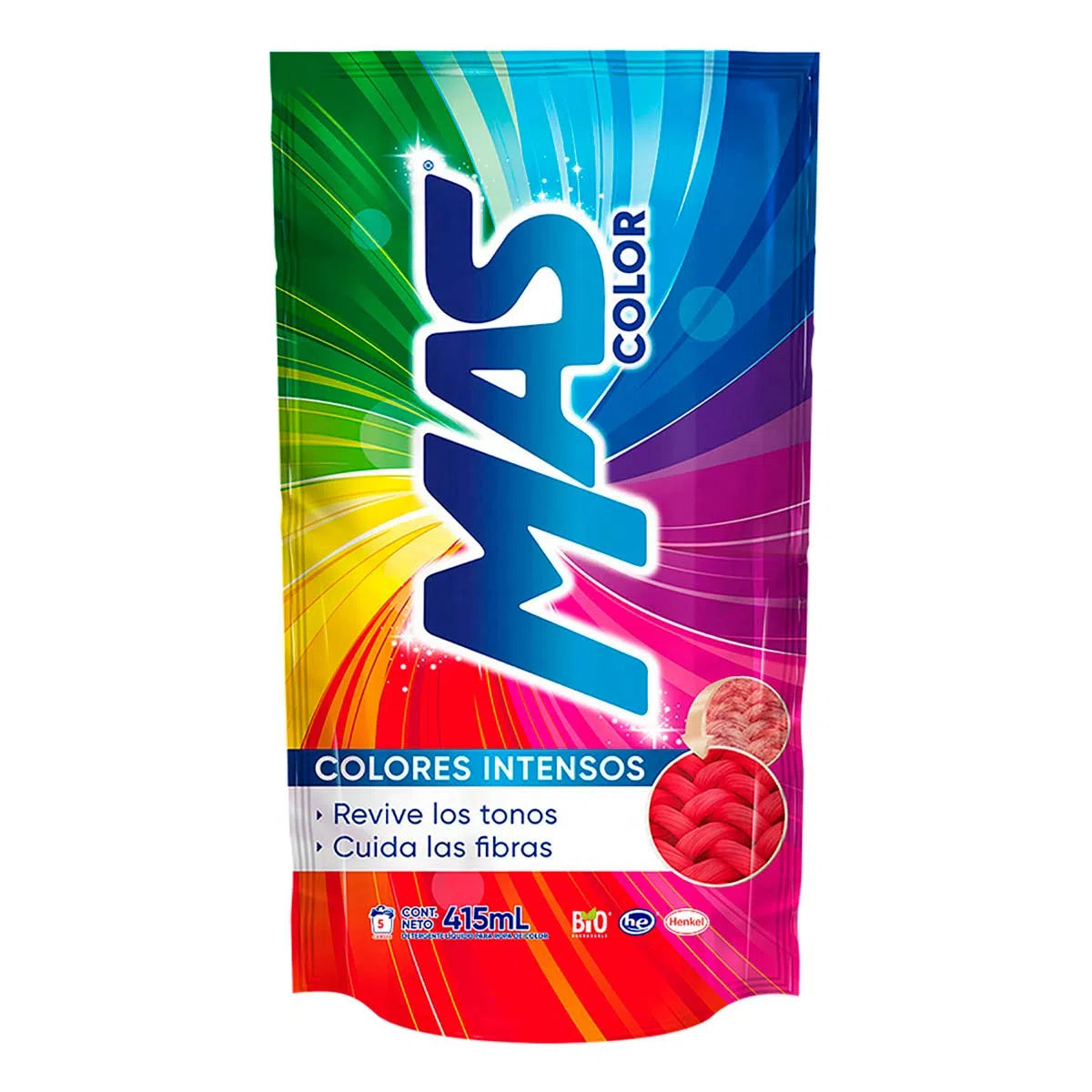 Detergente Líquido MAS Color 415 ml