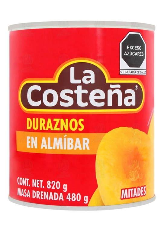 Duraznos La costeña en Mitades 820 g
